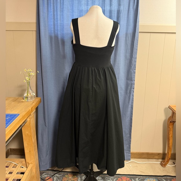 Sweetheart Tank Dress with Poplin Skirt - Picture 4 of 5